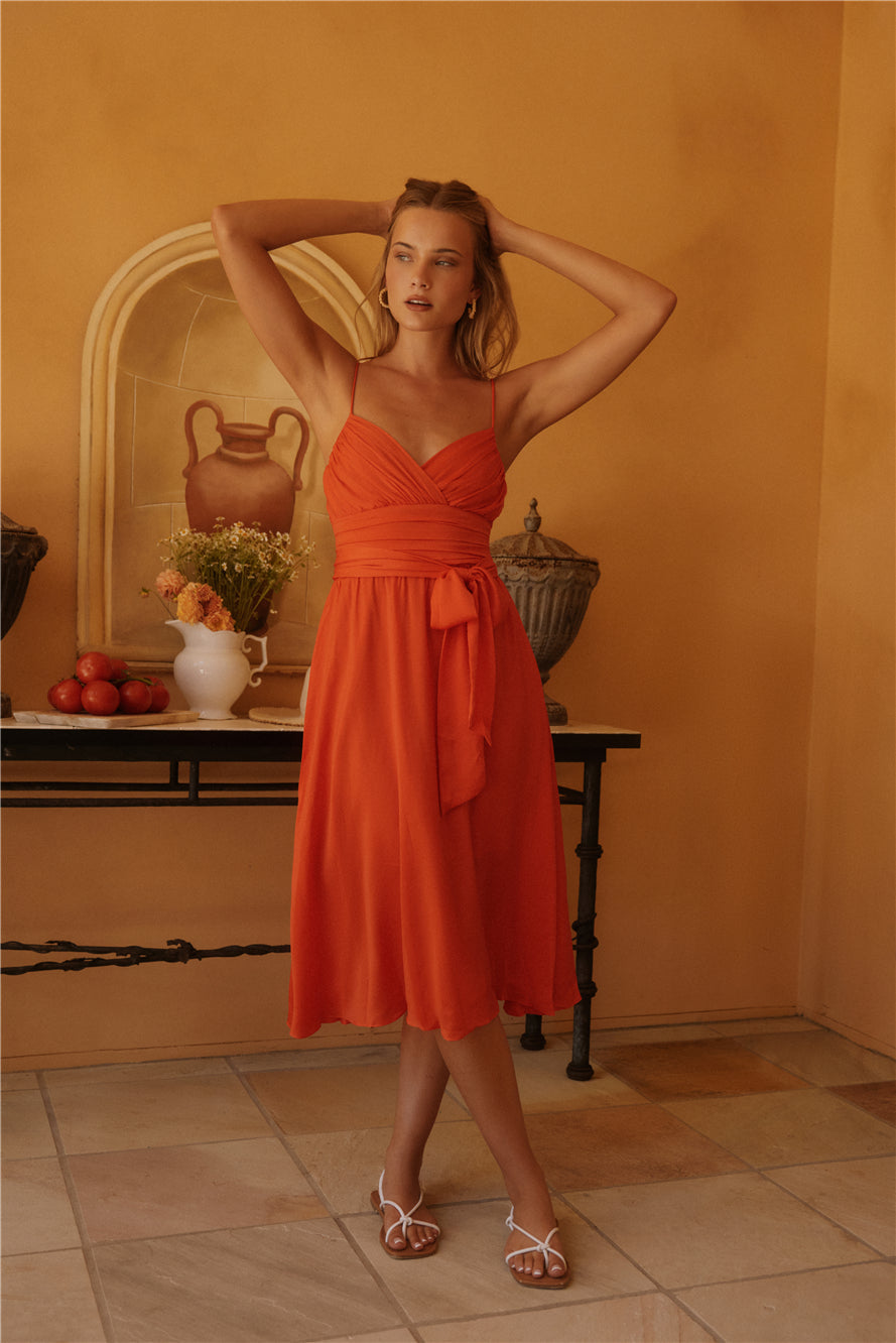 Lu & Lux Maxi Dress Red