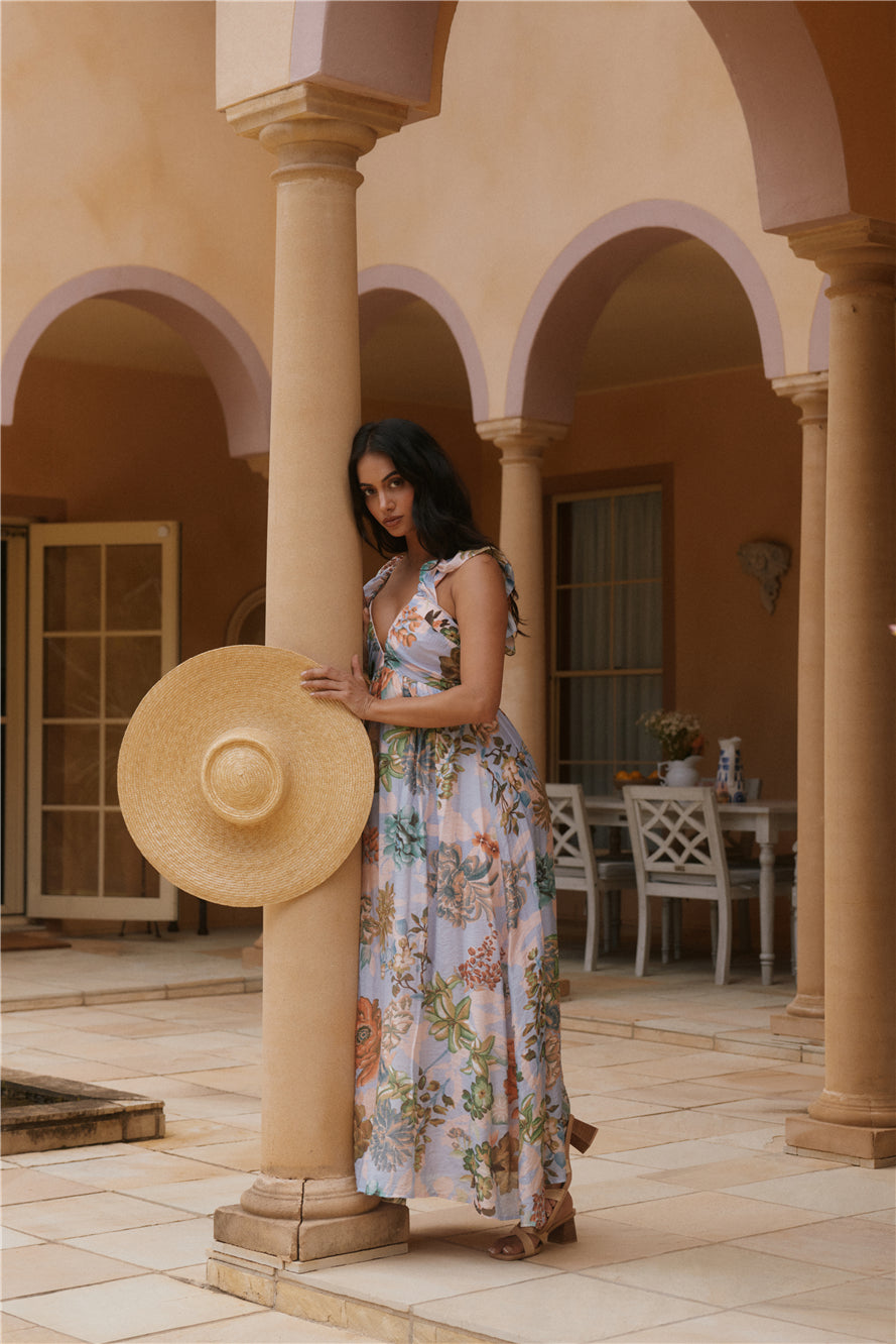 Tropical Bloom Maxi Dress  Floral
