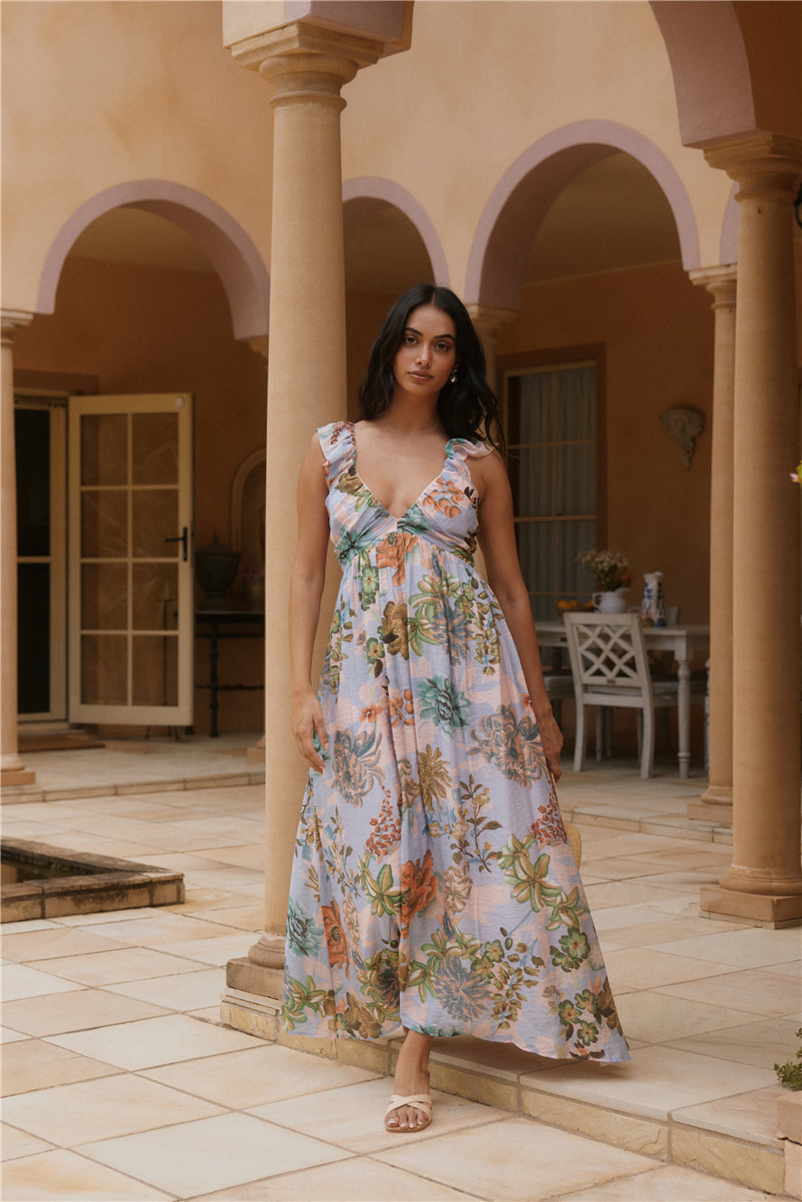 Tropical Bloom Maxi Dress  Floral