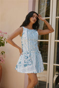 Opal Skies Mini Dress Blue