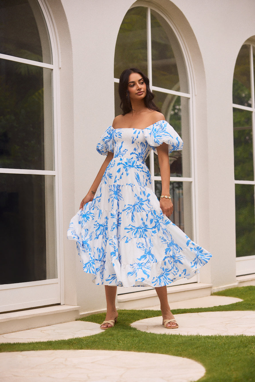 Good Morning Miss Maxi Dress Blue