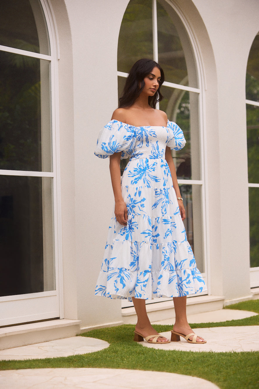 Good Morning Miss Maxi Dress Blue
