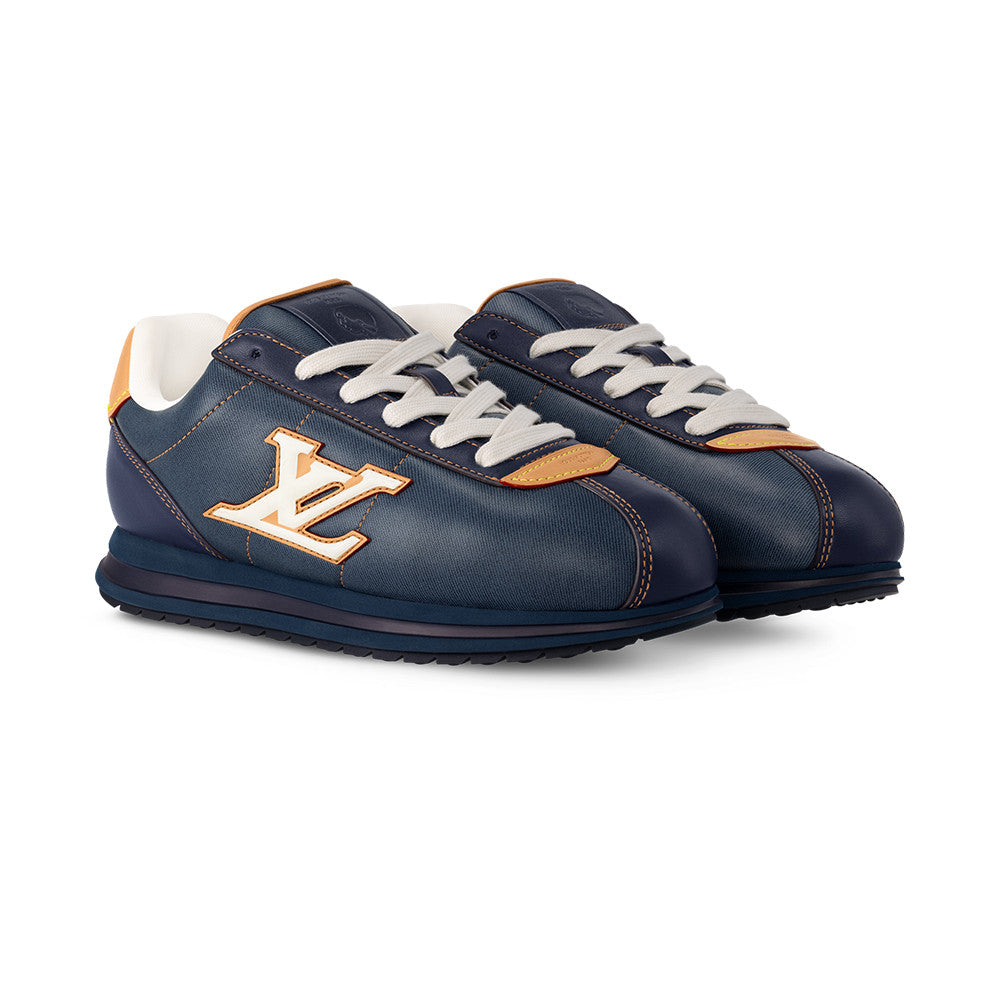 Louis Vuitton LV BUTTERSOFT Men's and Women's Spring/Summer Fashion Casual Round Toe Lace Up Logo Letter Decorated Leather Low Top Printed Sneakers Casual Shoes #78846  #335472