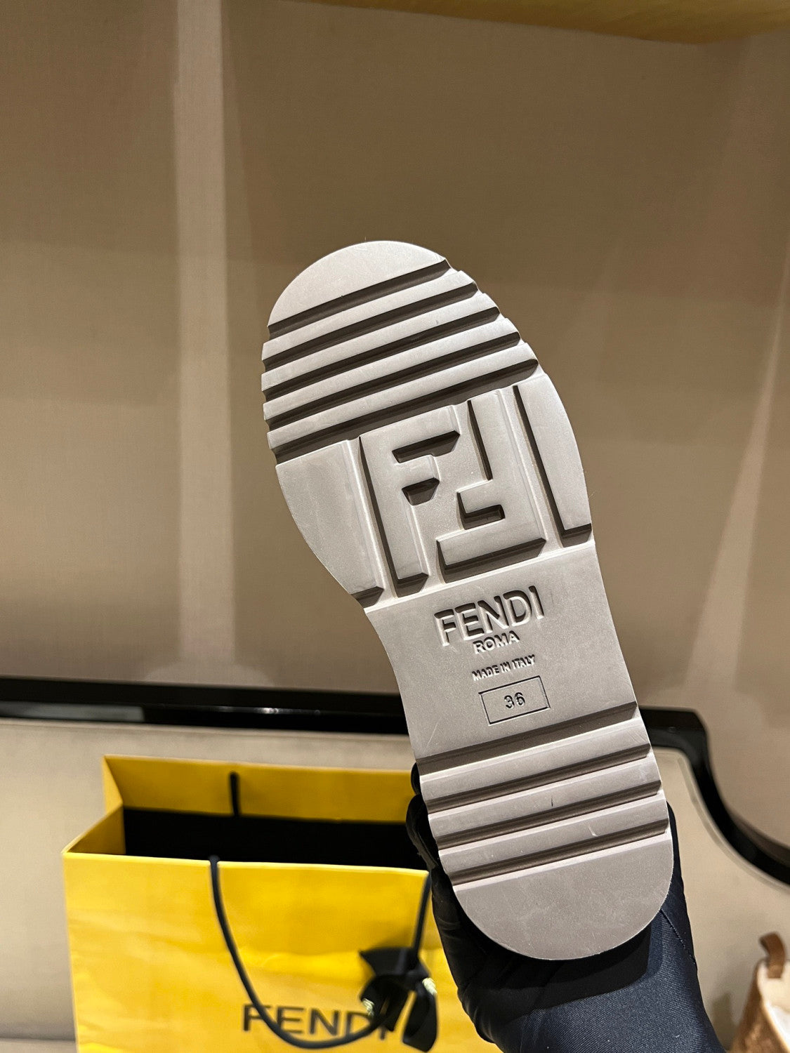 Fendi Apres Chic Fur Grey #335706