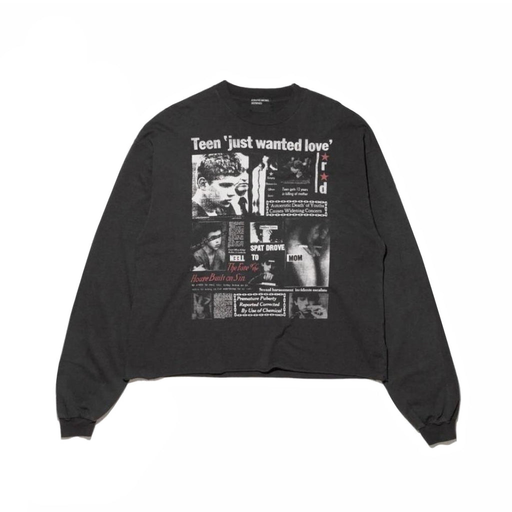 Enfants Riches Deprimes Men's Spring/Summer Portrait Pattern Letter Print Round Neck Cotton Long Sleeve T-Shirt #76956