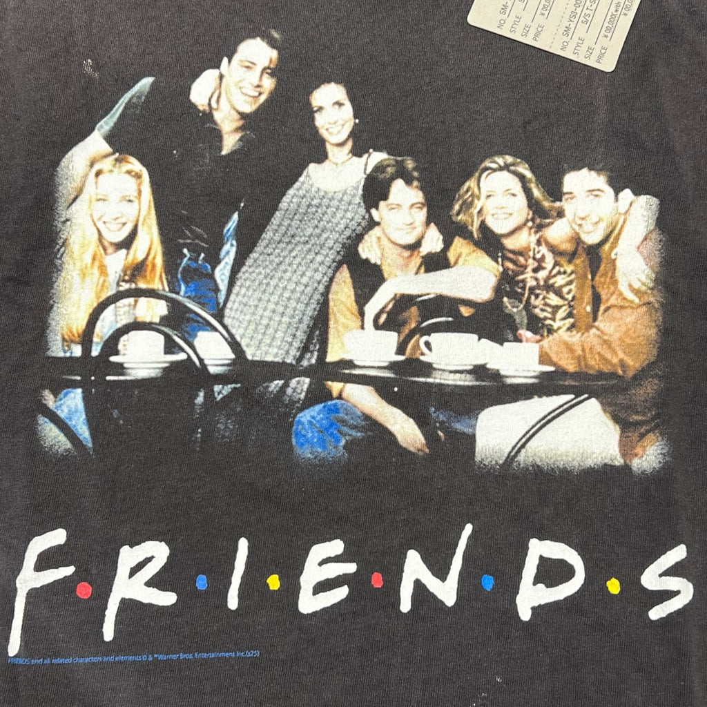 Saint Michael x Friends Men's Summer Character Printed Cotton Aged Round Neck Short Sleeve T-Shirt Ngvp #1662