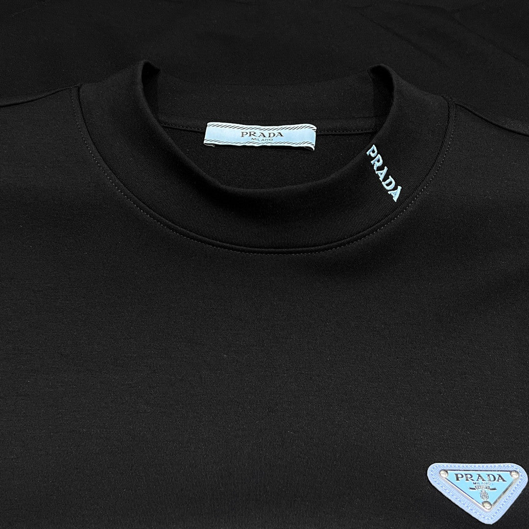 Prada Cotton round neck short sleeve T-shirt #96677