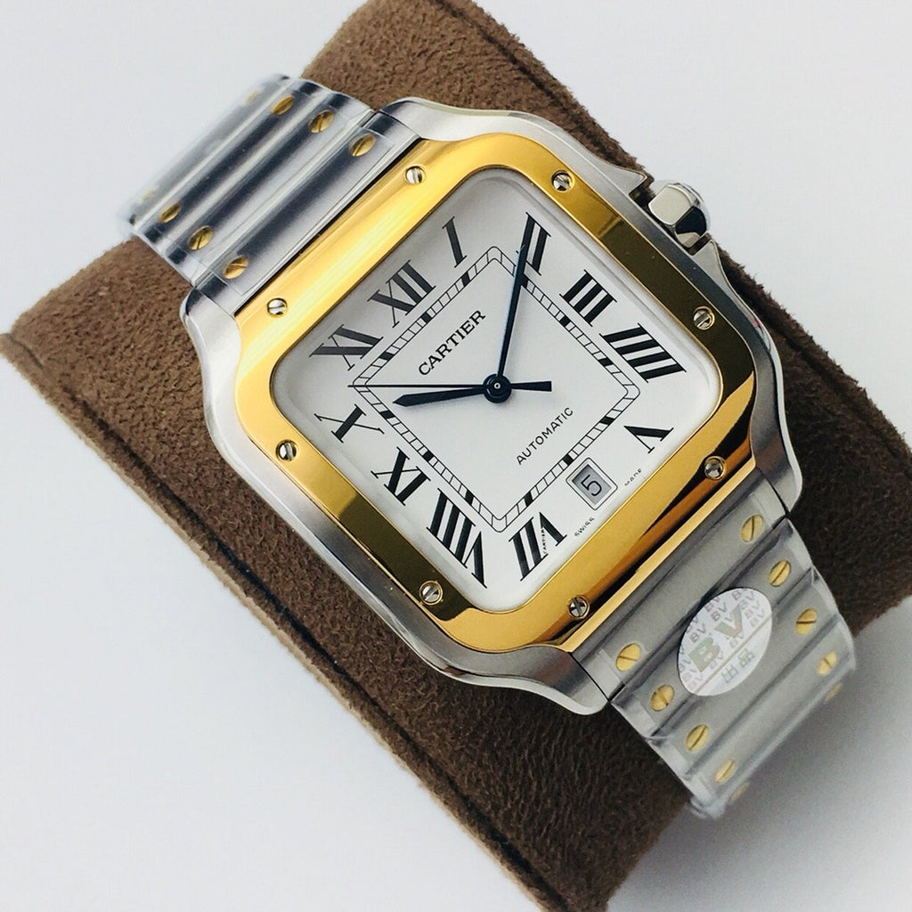 Cartier Santos De Cartier Watch Large Couple'S Watch Fashion Smartink Disassembly System Sapphire Cut Temperament Watch Accessories Thickness 9.08mm #81214