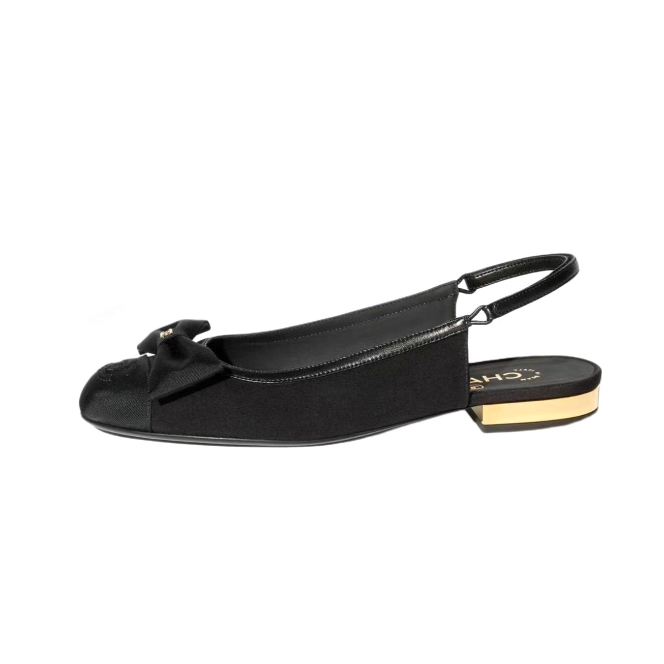 Chanel Women's Spring/Summer Solid Color Round Toe Low Heel Lambskin Fashionable Simple Shoes #77985