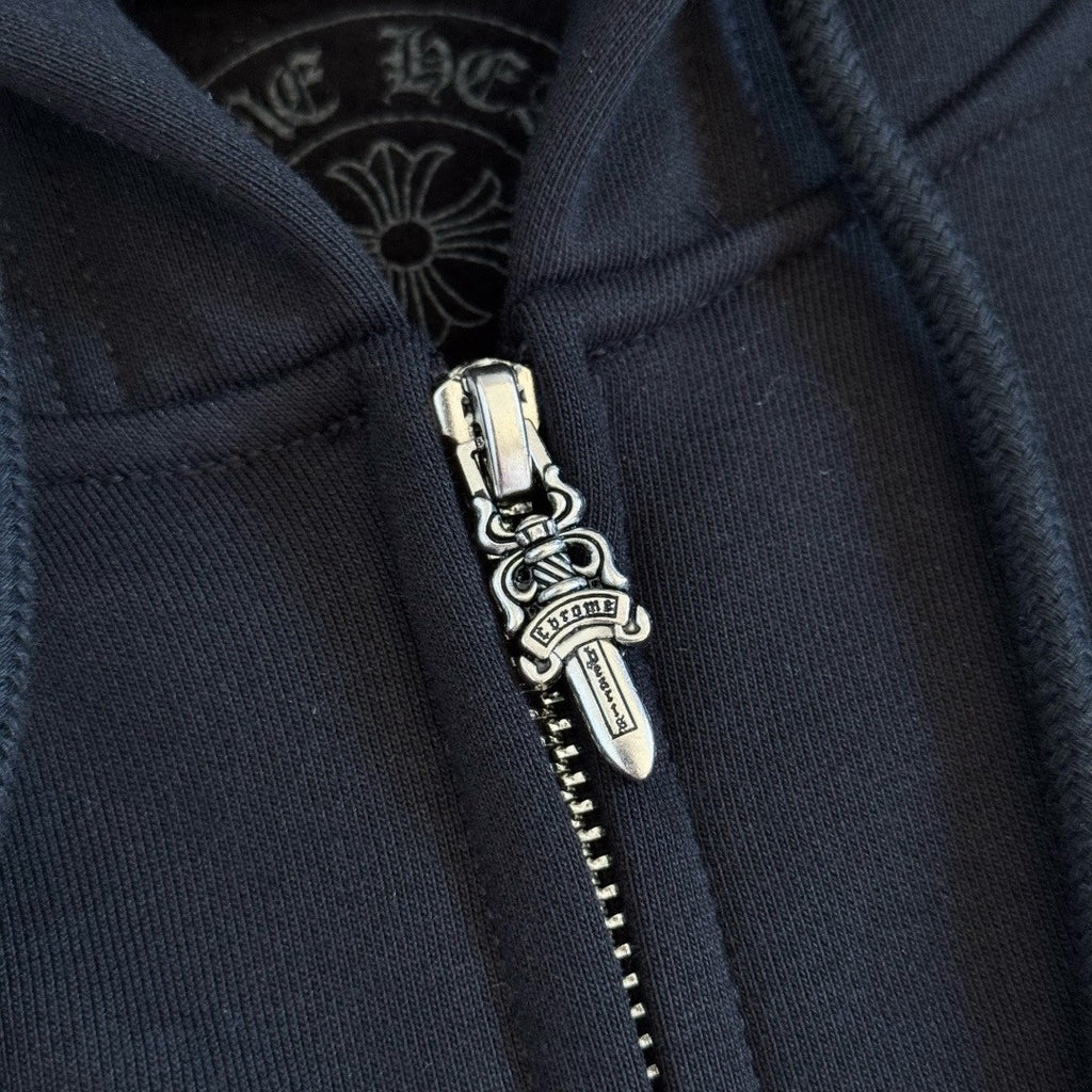 Chrome Hearts Blue Cracked Print Sweatshirt #334014