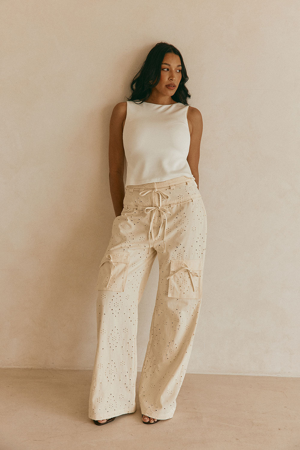 Jaicee Pants - Eyelet