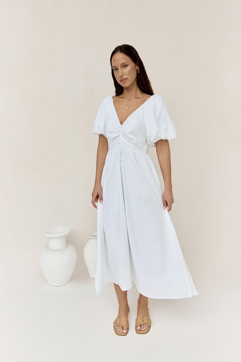 Sunlight Maxi Dress White