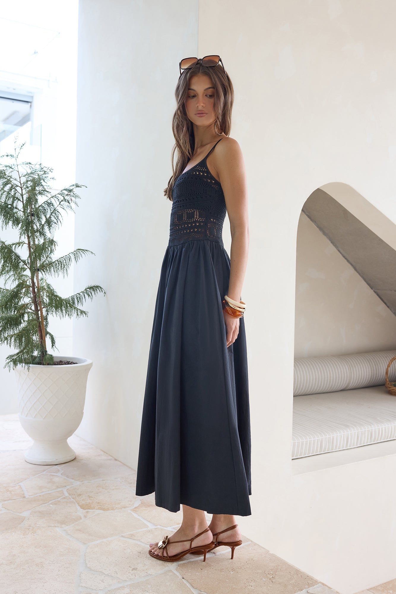 Heat Wave Maxi Dress Black