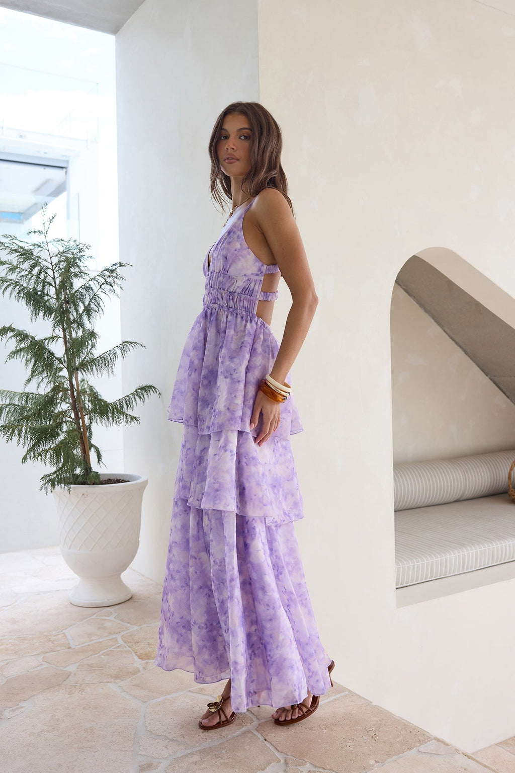 Perfect Party Maxi Dress Lilac