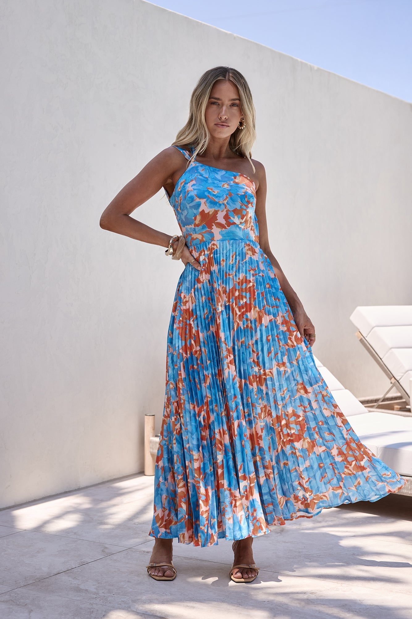 Ready Or Not Maxi Dress Blue