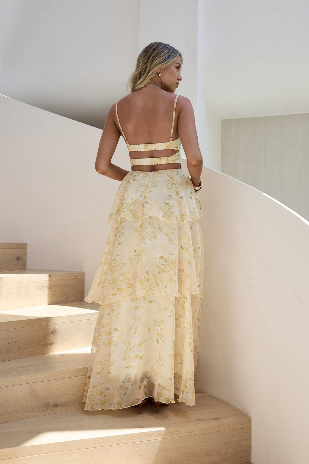 Shining Suns Maxi Dress Yellow
