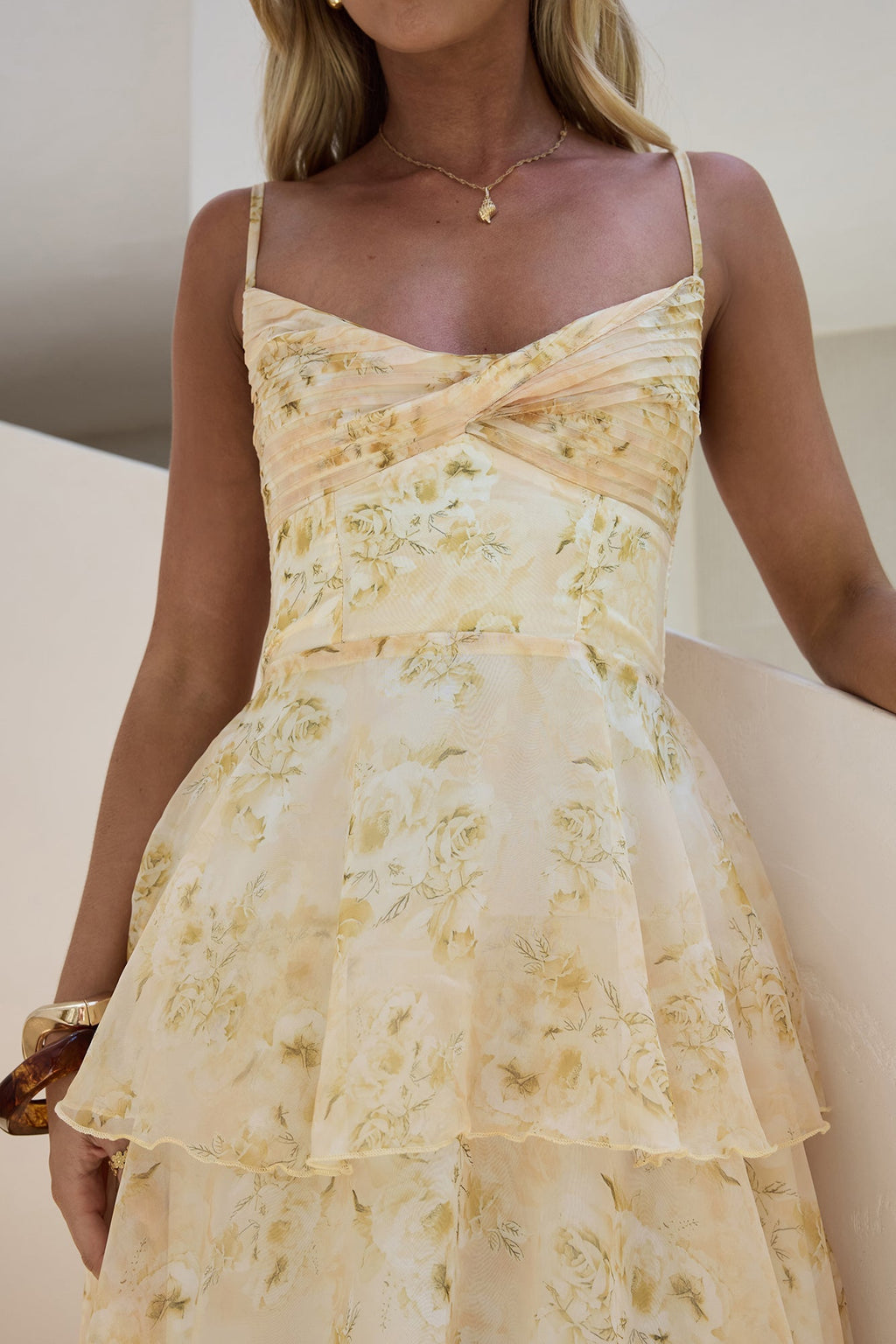 Shining Suns Maxi Dress Yellow