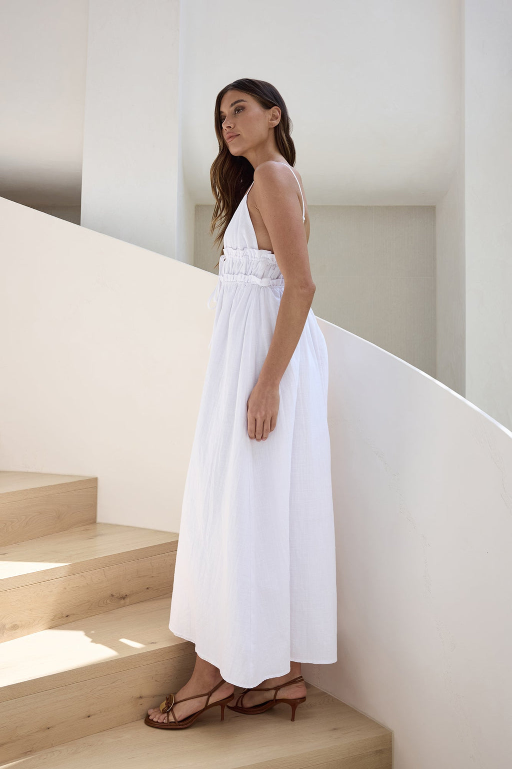 Thinking Of Love Maxi Dress White