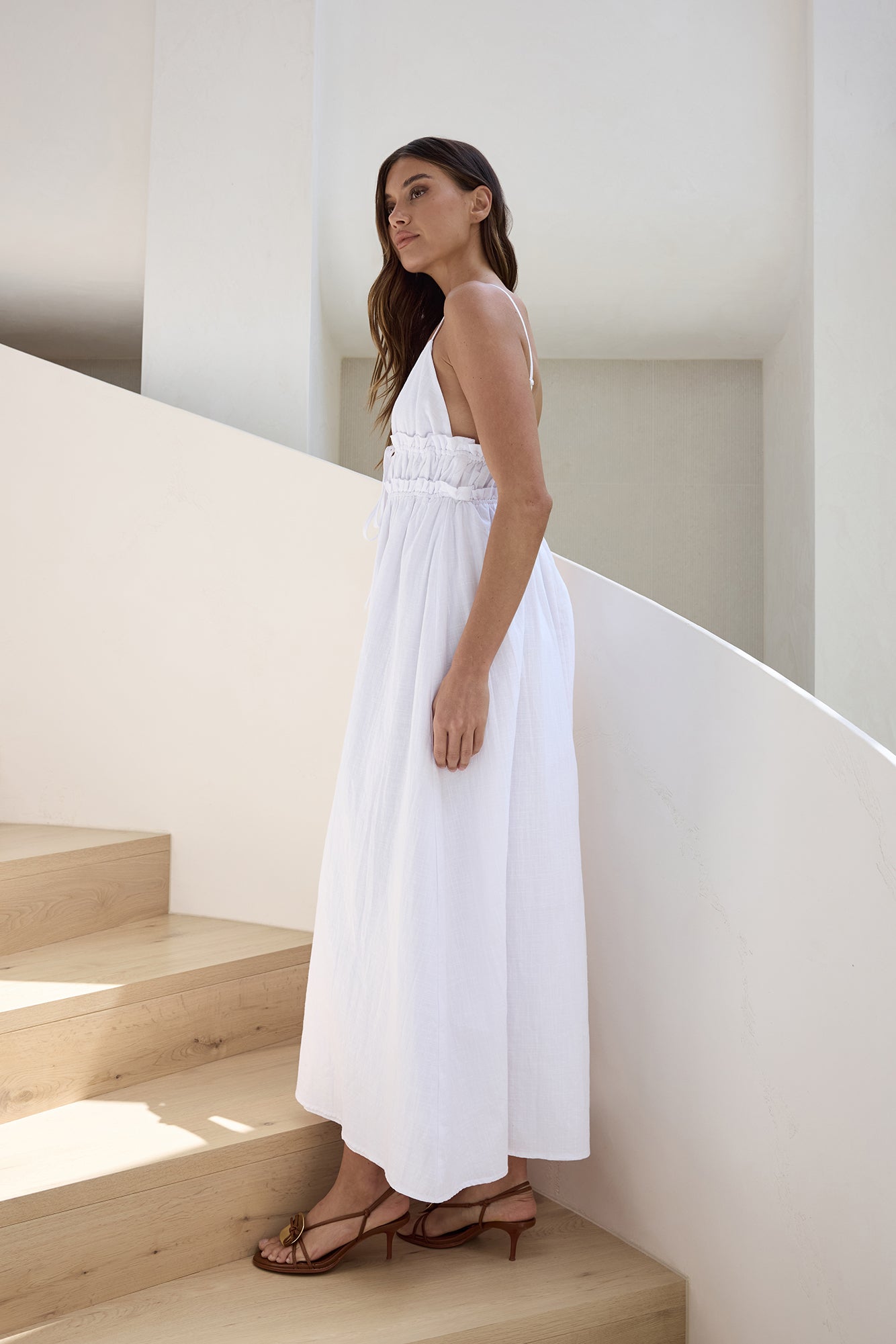 Thinking Of Love Maxi Dress White