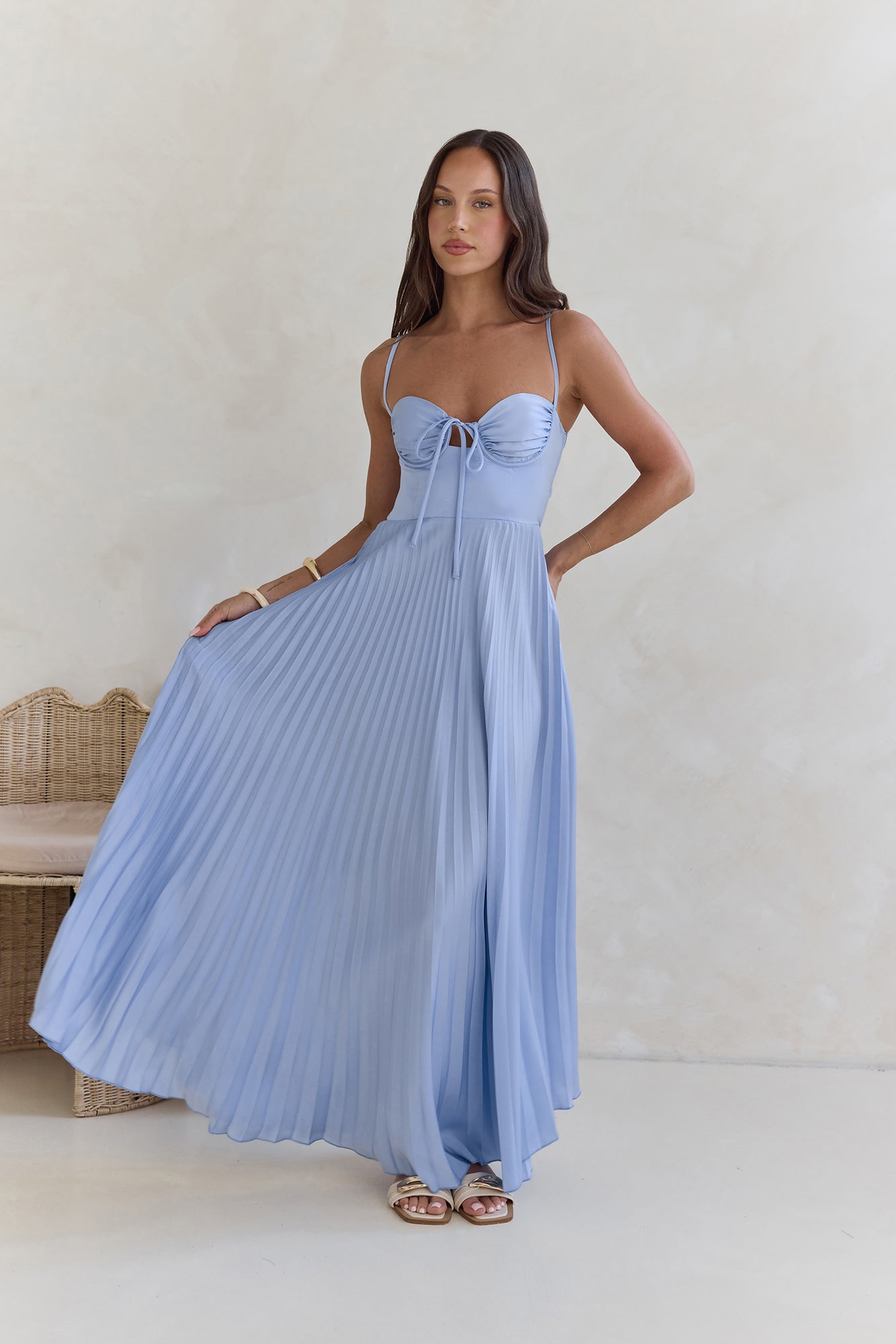 Del Mar Maxi Dress Blue
