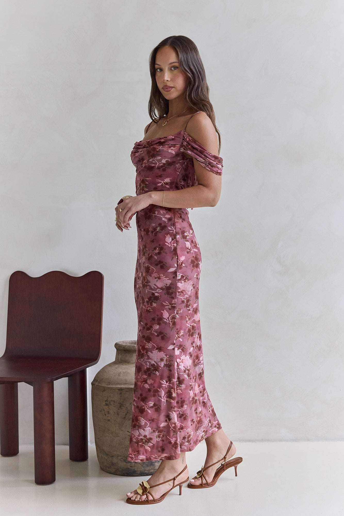In The Night Maxi Dress Red