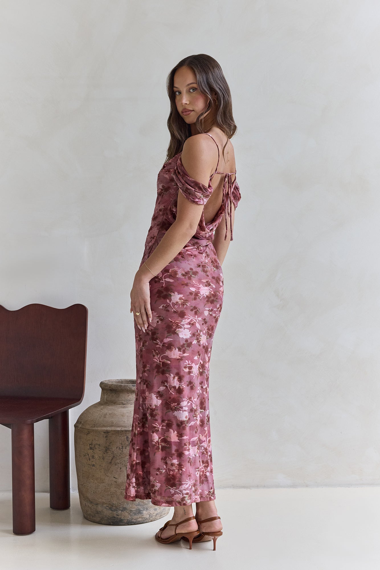 In The Night Maxi Dress Red