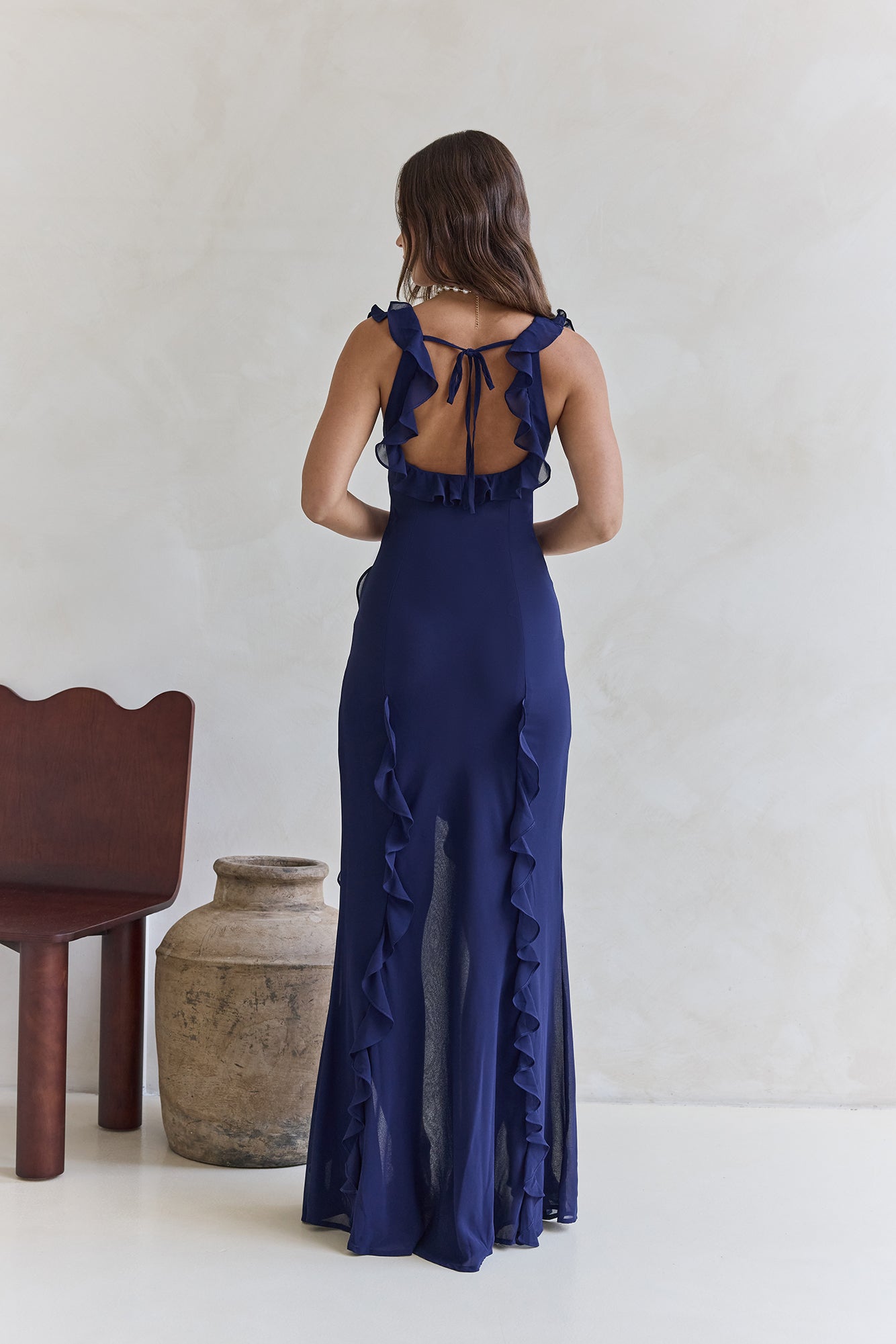 All Night Affair Maxi Dress Ink