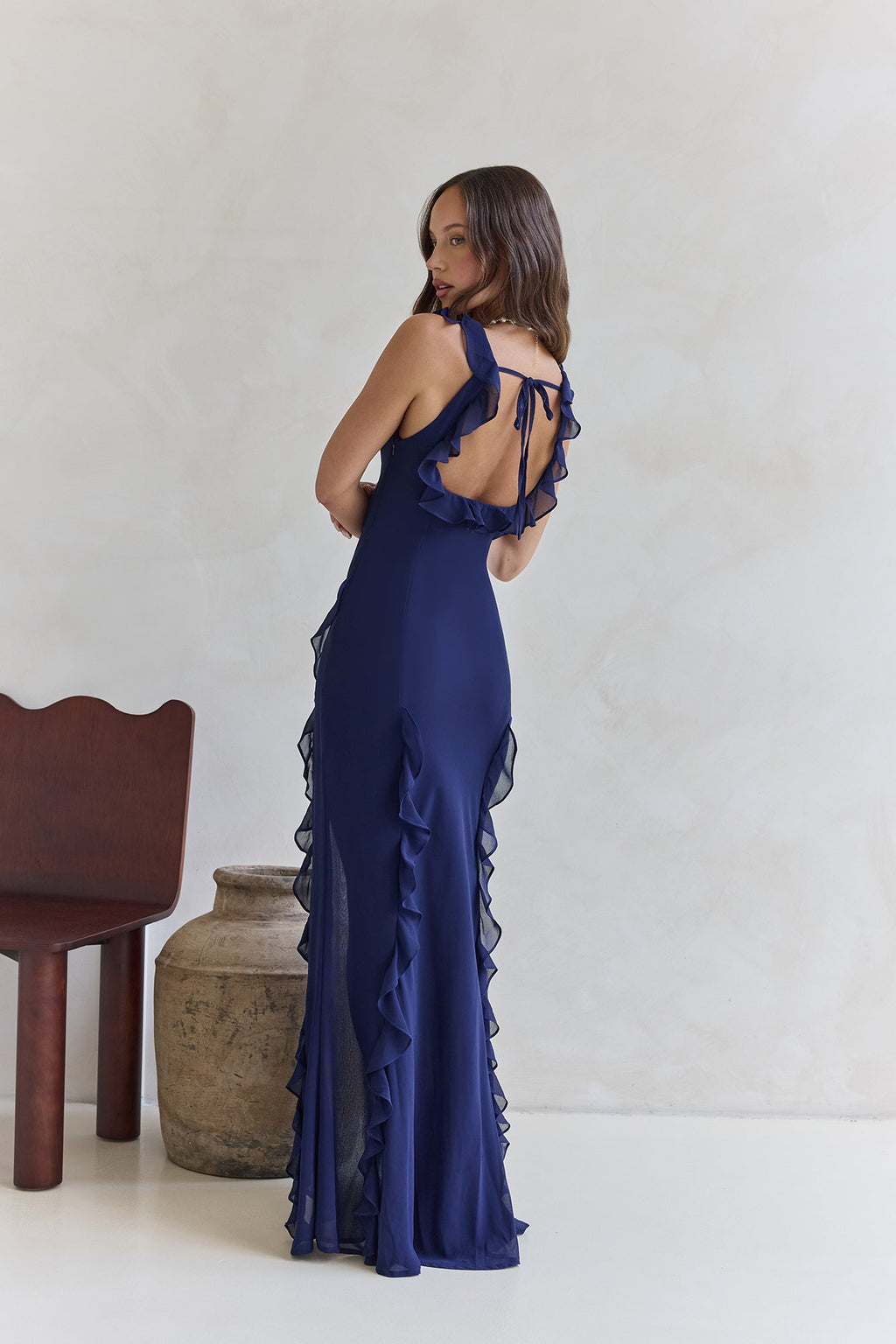 All Night Affair Maxi Dress Ink