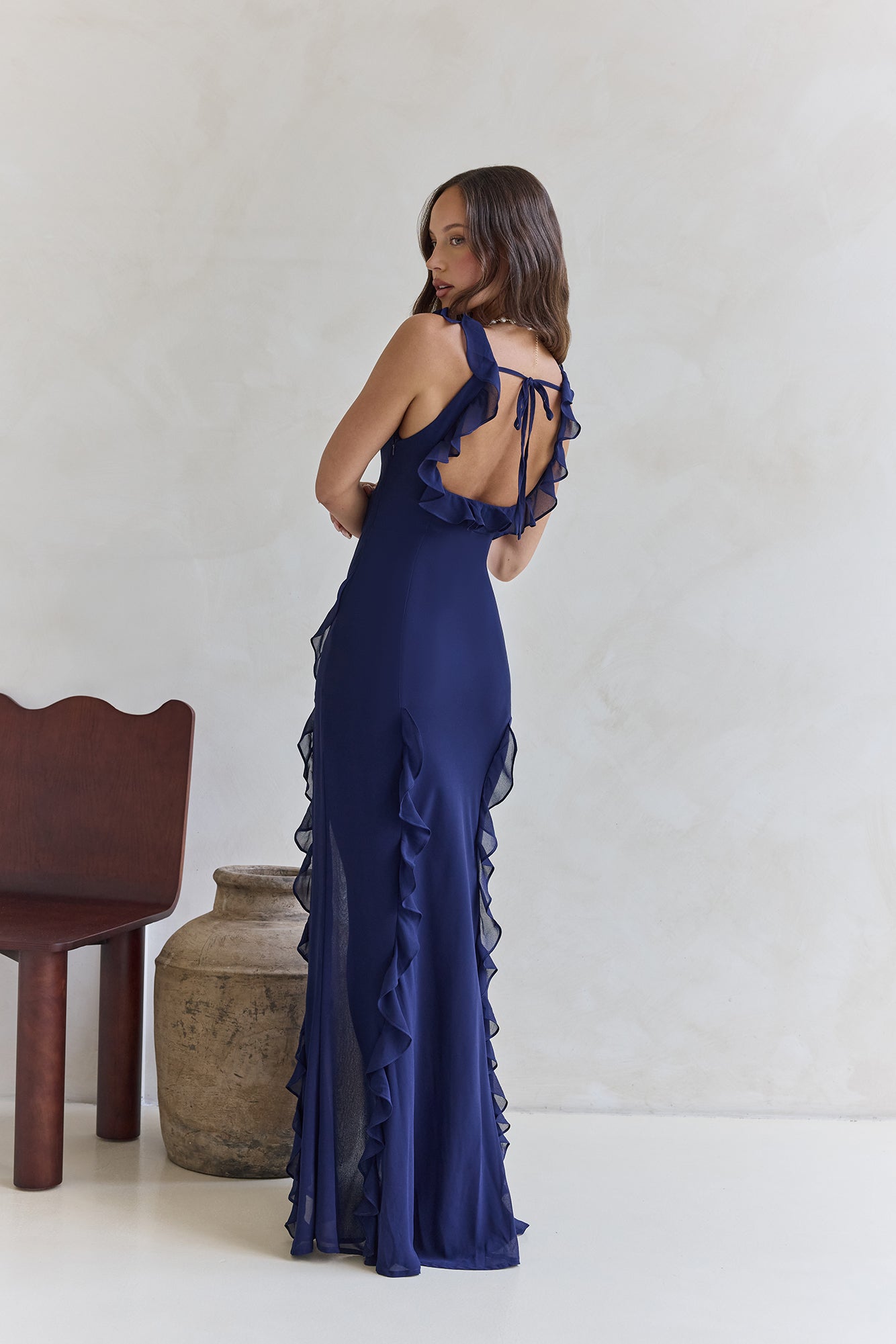 All Night Affair Maxi Dress Ink