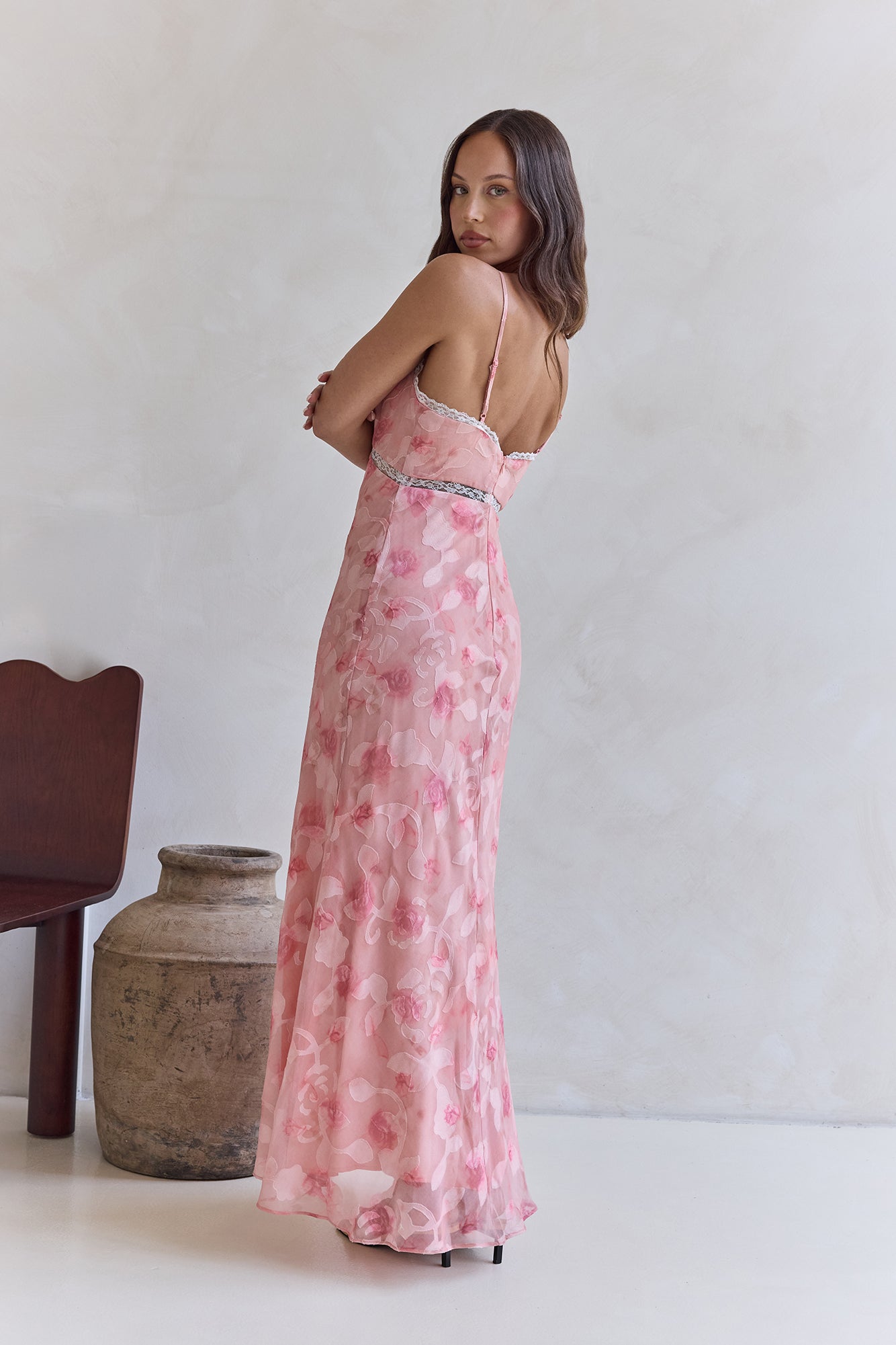 Harmonious Days Maxi Dress Pink