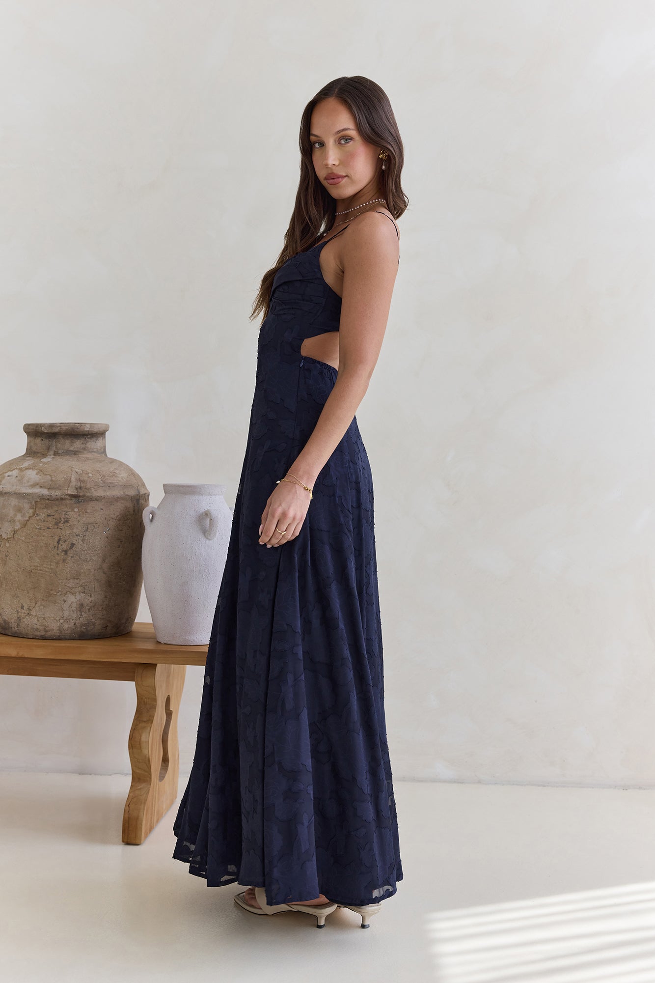 Lost In The Skies Maxi Dress Navy