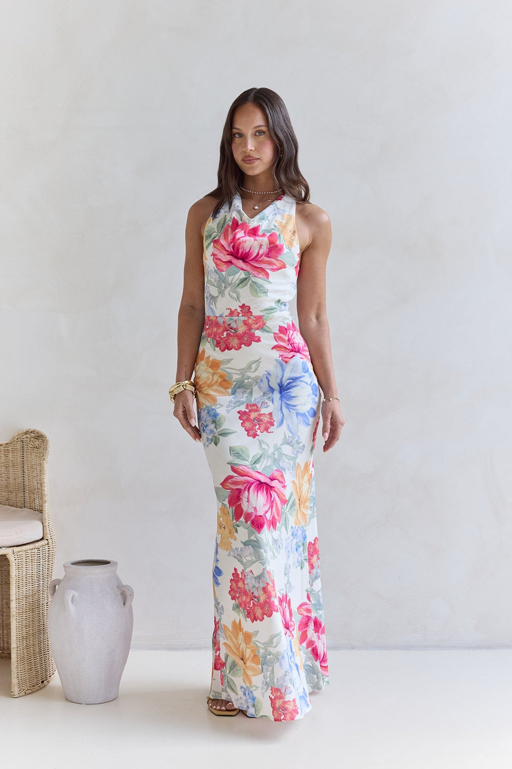 Perfection Awaits Maxi Dress Floral