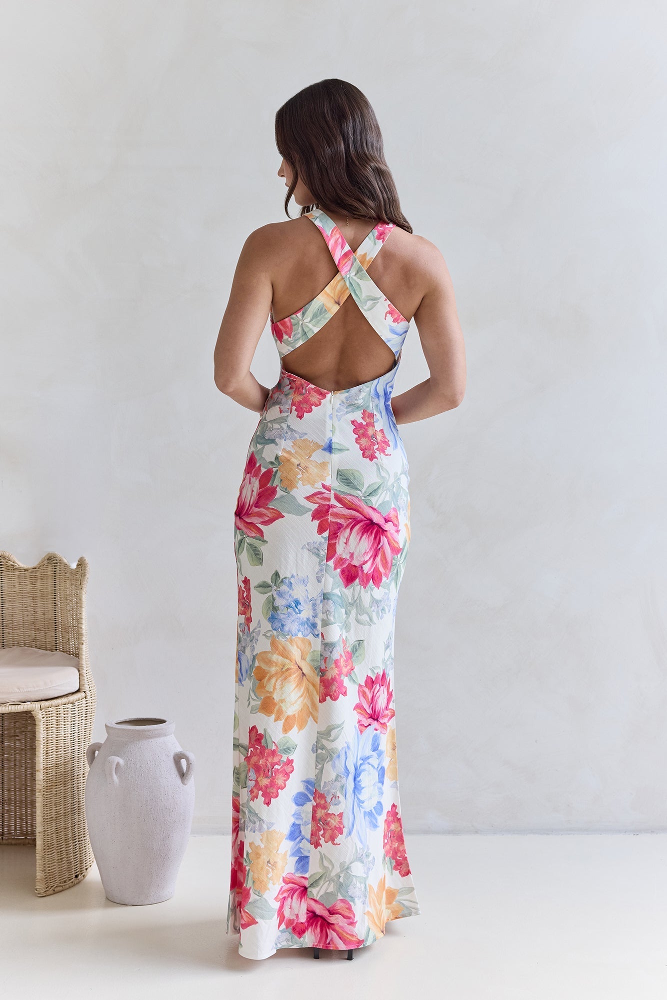 Perfection Awaits Maxi Dress Floral