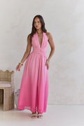 Escape To The Sun Maxi Dress Pink