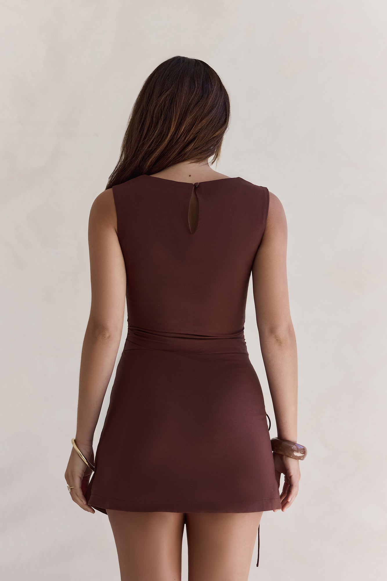 Take Me Home Mini Dress Brown
