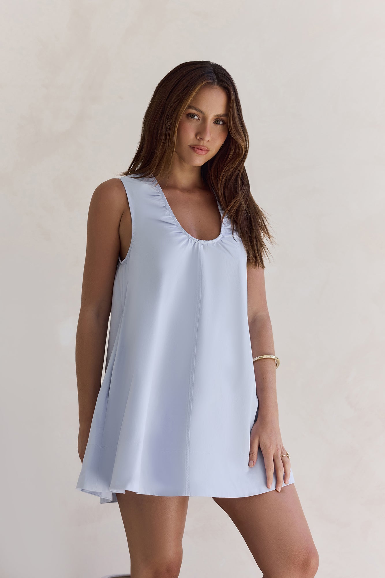 Diary Of The Sun Mini Dress Blue