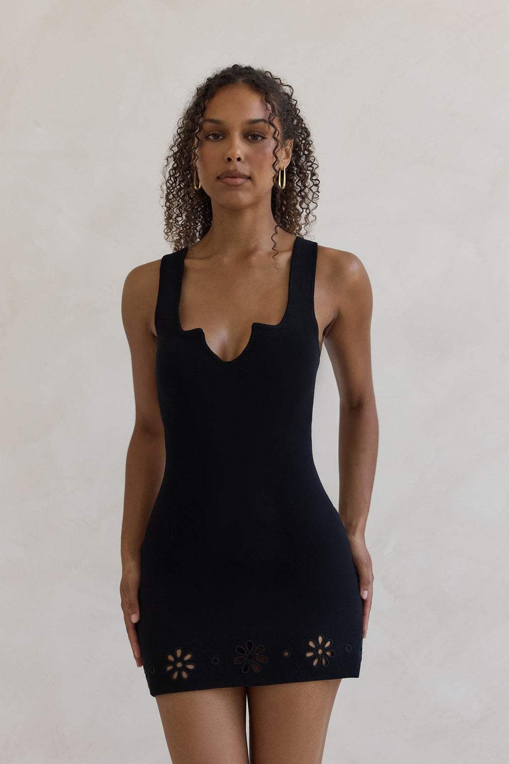 Soft Girl Agenda Mini Dress Black