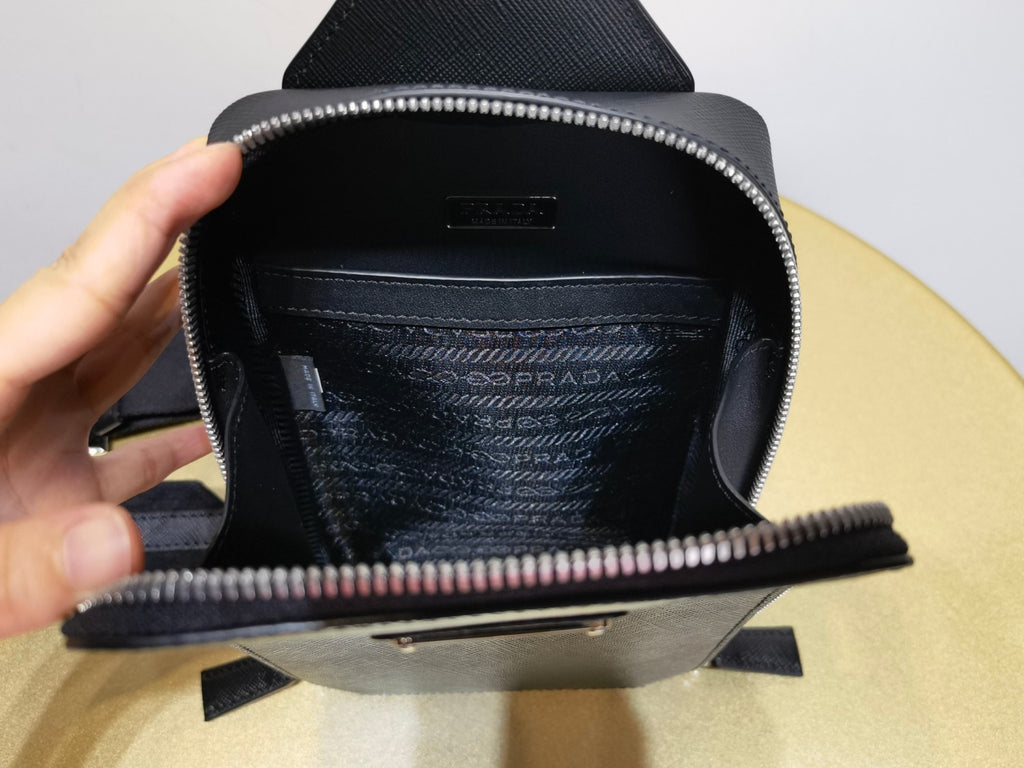 PRADA Prada Brique Saffiano Leather Bag #383732