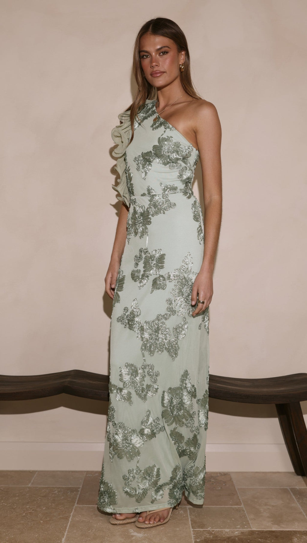 Darlee Maxi Dress - Sage Floral