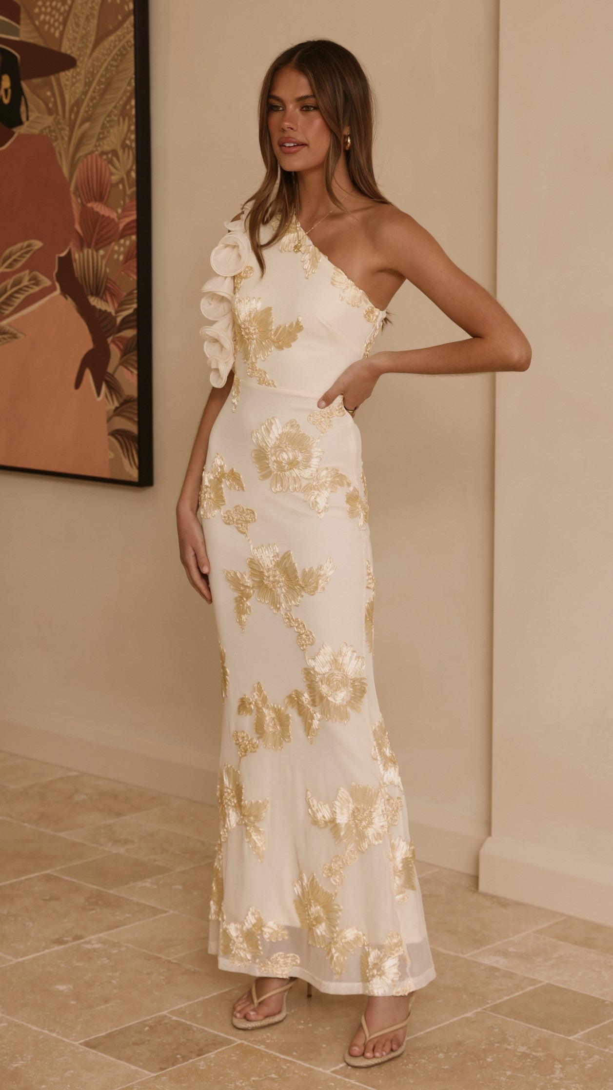 Darlee Maxi Dress - Yellow Floral