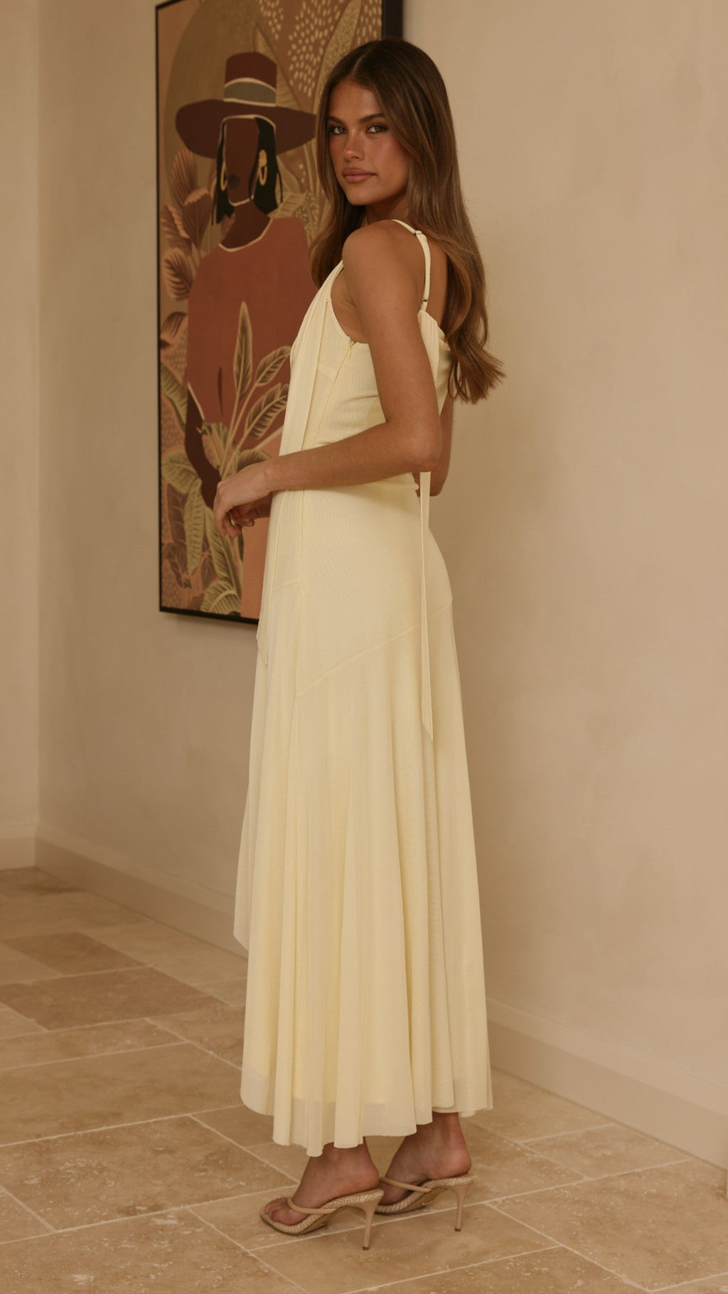 Lucy Maxi Dress - Yellow