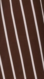 Vanessa Oversized Mini Dress - Brown Stripe
