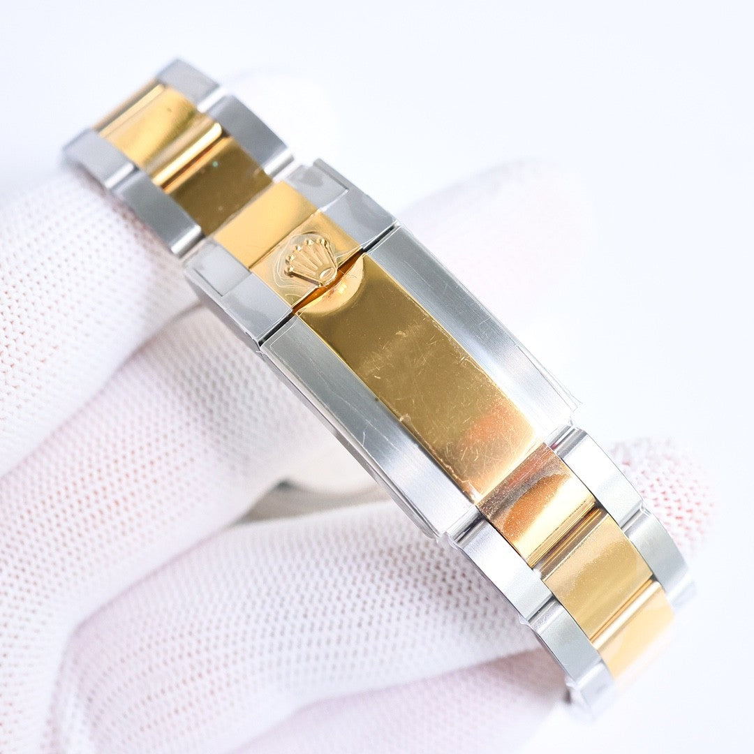 Rolex Men's Steel Strap Waterproof Automatic Mechanical Watch #75677