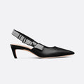 Dior Toujours Women's Summer Solid Color Pointed Toe Closed Toe Fine Heel Breathable Sheepskin Leather High Heel Shoes #77214