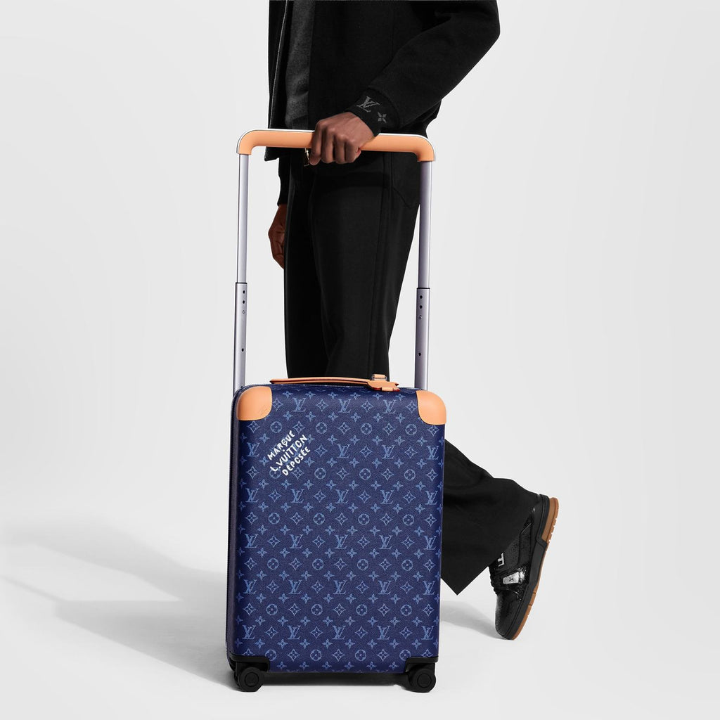 Louis Vuitton Horizon 55 Damier Azur Canvas Travel Bags and Rolling Luggage Fashion Luggage Box Bag Bags N40910 #84359A