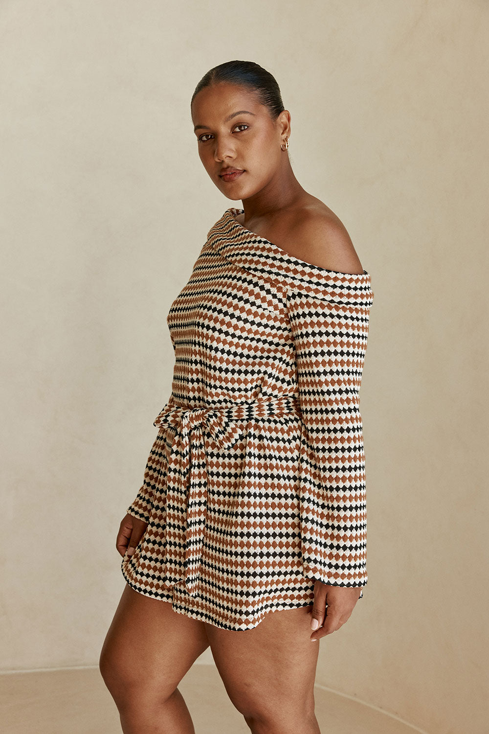 Cabana Dress - Geo Stripe