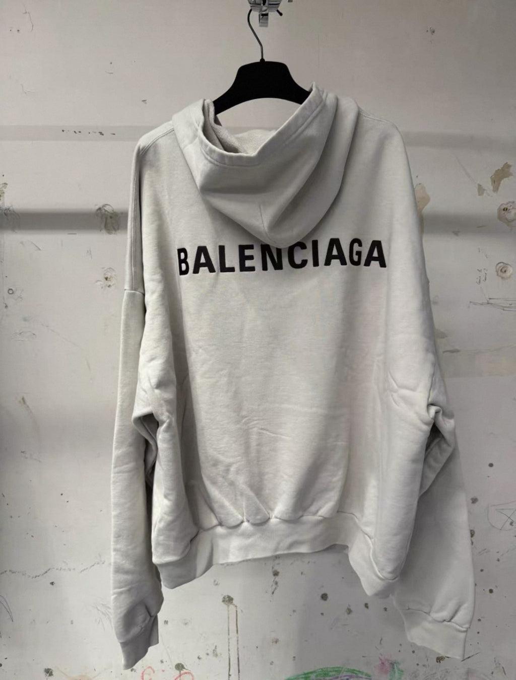 Balenciaga Polo Collar Hooded Sweatshirt #333810