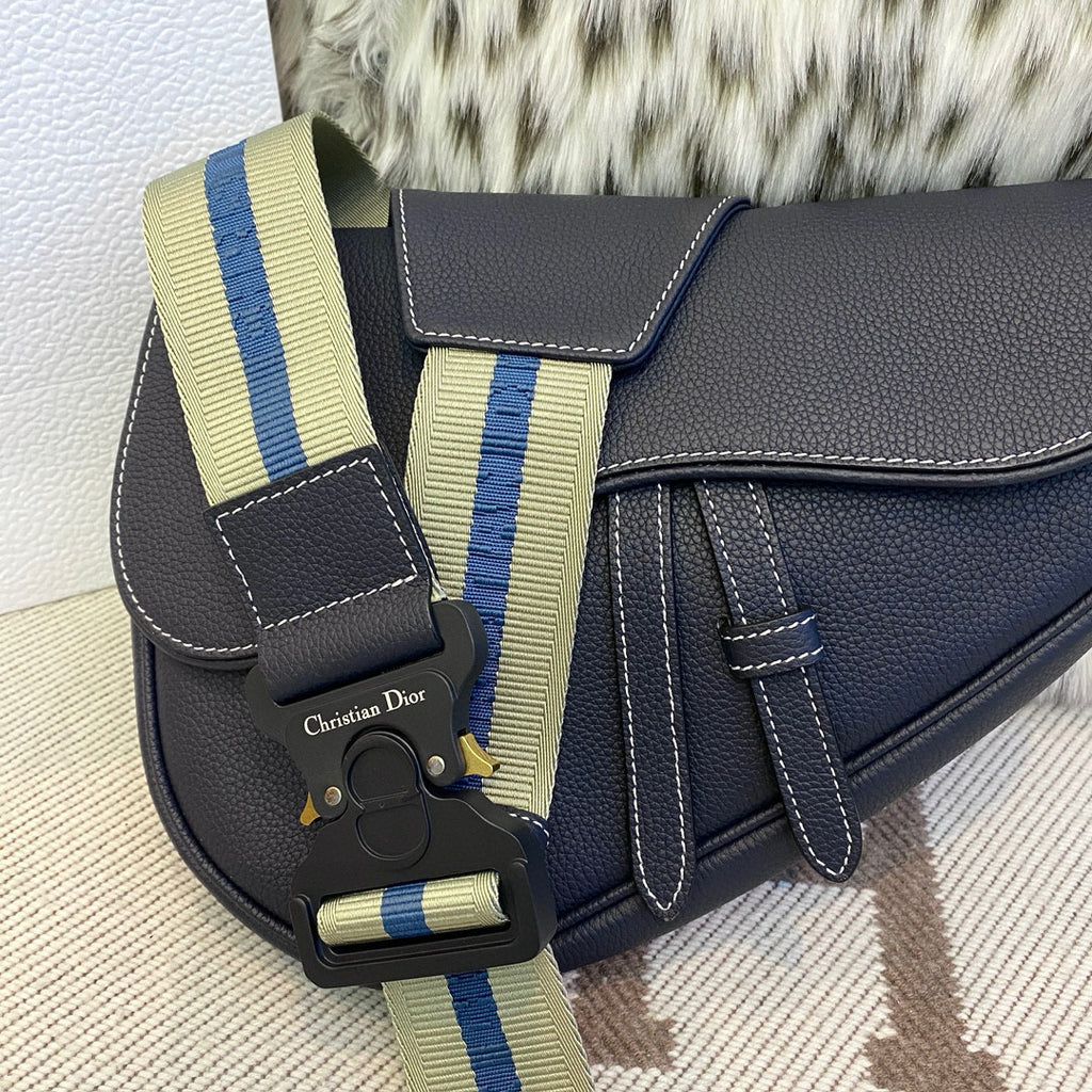 Dior Men's Leather Saddle Crossbody Chest Waist Shoulder Bag Bags #75217