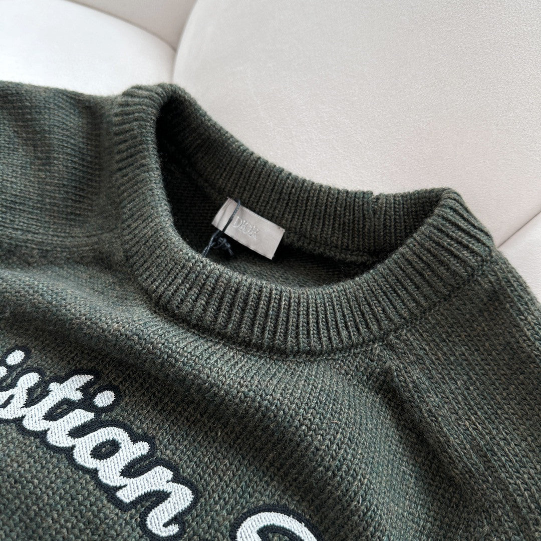 Christian Dior Atelier Sweater Crew Neck Long Sleeve Knitted jumper #96666