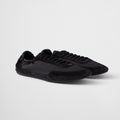 Prada Men's And Women's Spring/fall Fashion Classic Round Toe Lace Up Solid Color Leather Low Top Flat Sneakers Shoes #79215